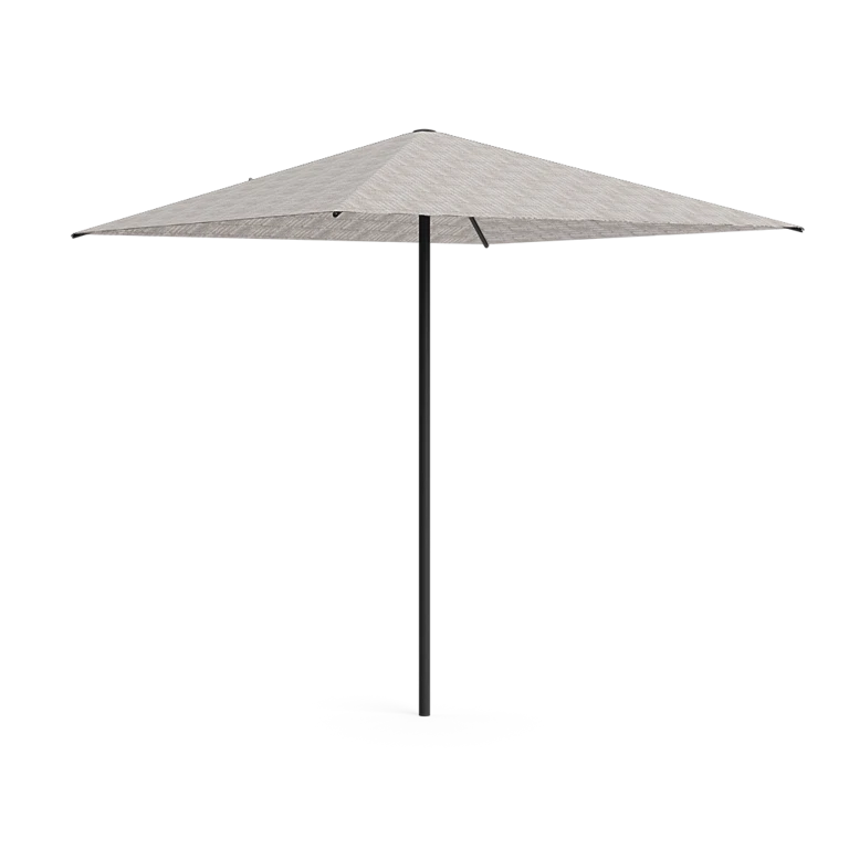 8' Square Umbrella - Textured Pewter - Brown Jordan 8' Square Umbrella - Textured Pewter - Brown Jordan